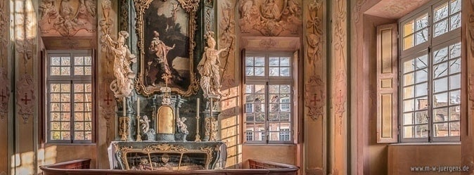 Schloss Clemenswerth, Realistische Malerei, Neuer Realismus Malerei, Manfred W. Jürgens Wismar