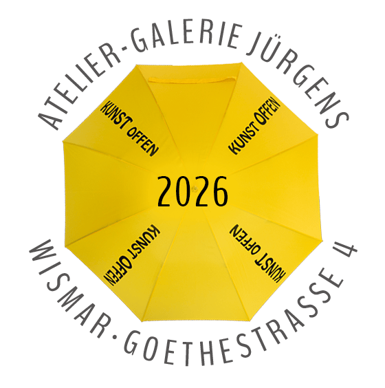 Kunst Offen MV, Kunst:Offen M-V, KunstOffen 2026 in Wismar, Atelier-Galerie Jürgens, Malerei Manfred W. Jürgens