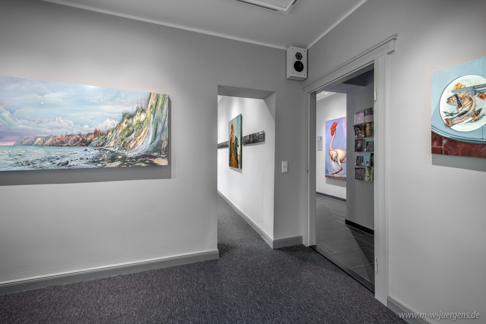 Wismar Museen Galerien, Ausstellungen Kunst Kultur, Realistische Malerei Manfred W. Jürgens, Maler Künstler