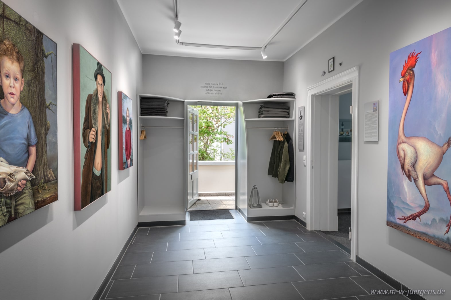 Wismar Museen Galerien, Ausstellungen Kunst Kultur, Realistische Malerei Manfred W. Jürgens, Maler Künstler