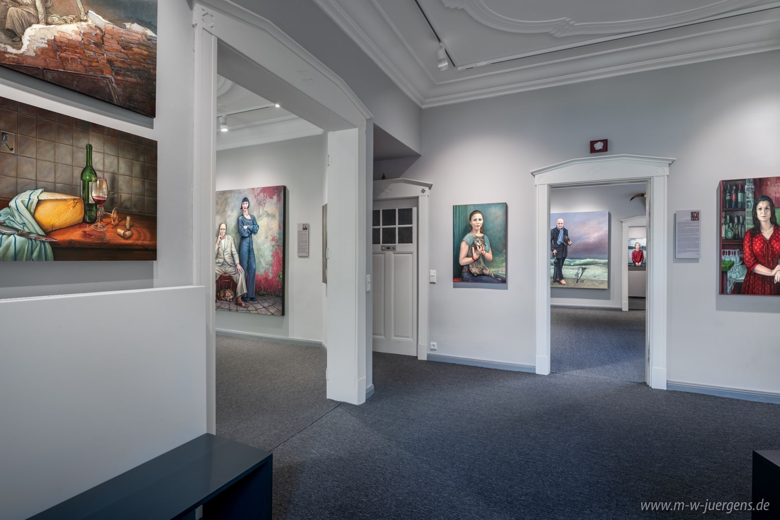 Wismar Museen Galerien, Ausstellungen Kunst Kultur, Realistische Malerei Manfred W. Jürgens, Maler Künstler