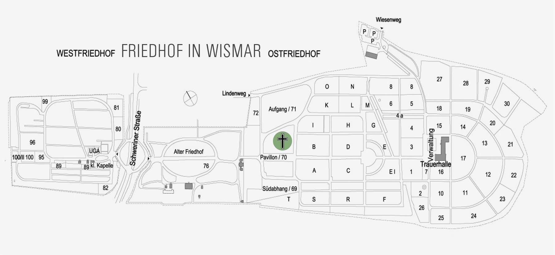 Johannes Busch Wismar, Friedhof in Wismar